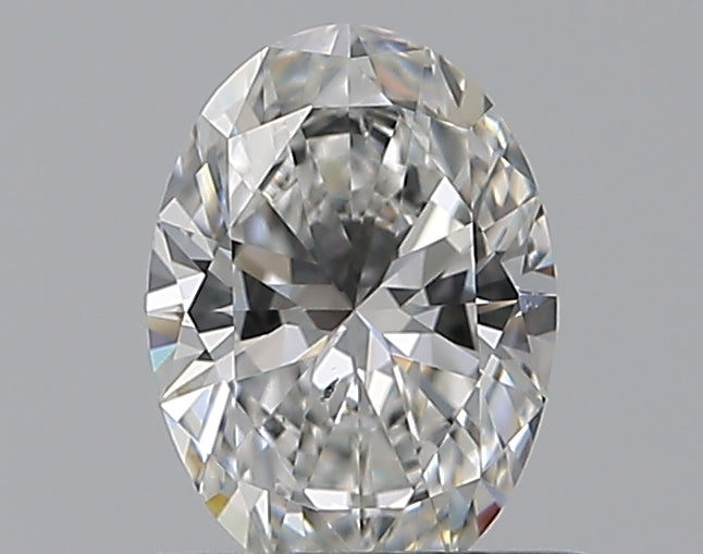 0.53CT OVAL SI1 F WH