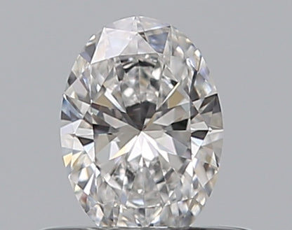 0.37CT OVAL VVS1 D WH