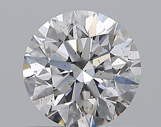 0.75CT ROUND SI2 D WH