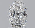 0.50CT OVAL SI1 D WH