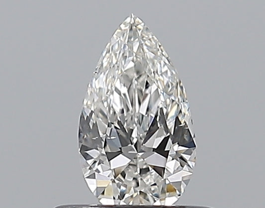 0.36CT PEAR SI1 F WH