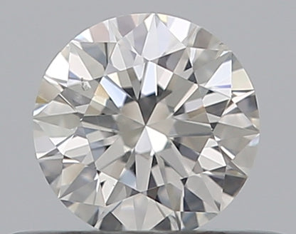 0.34CT ROUND SI2 F WH