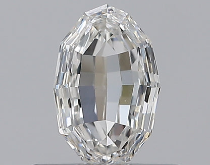 0.43CT Oval Step Cut VVS2 G WH