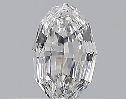 0.31CT Oval Step Cut VS2 E WH
