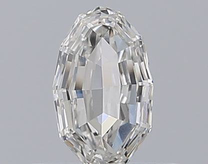 0.33CT Oval Step Cut VS1 F WH