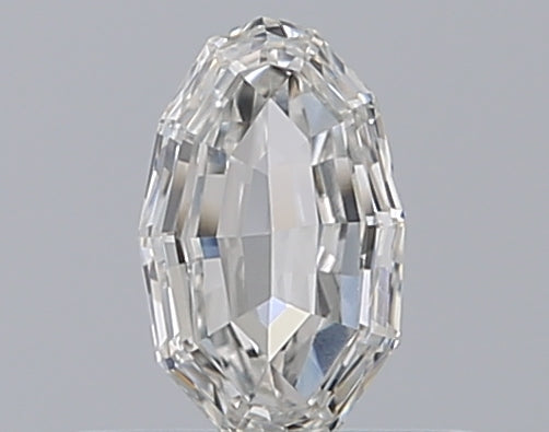 0.33CT Oval Step Cut VS1 F WH