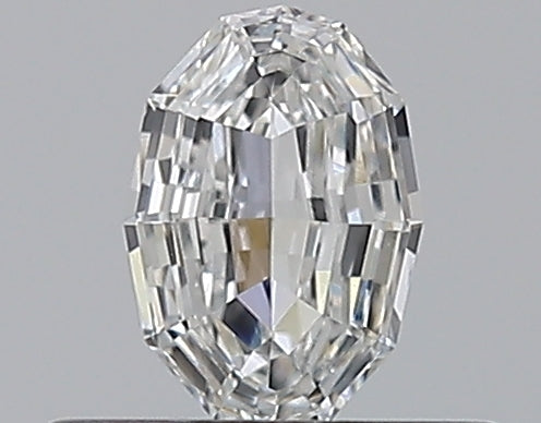 0.32CT Oval Step Cut VS2 E WH