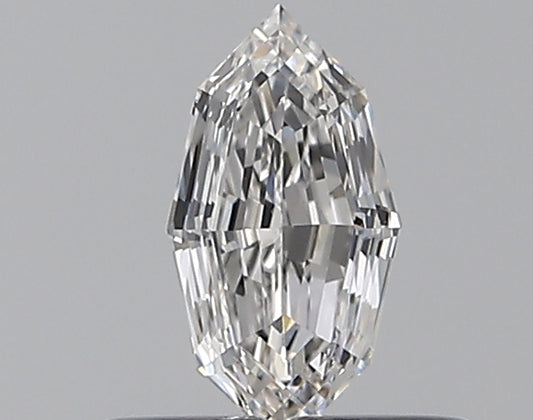 0.38CT Marquise Step Cut VVS2 F WH