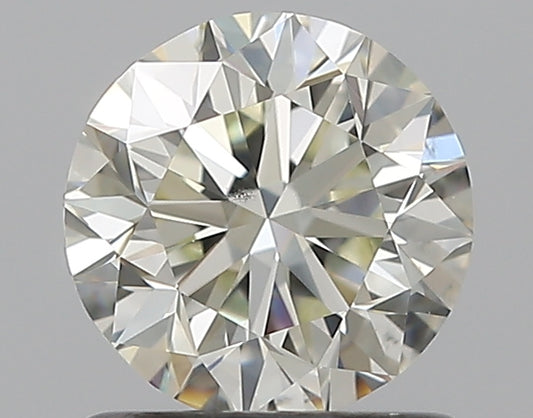 0.90CT ROUND SI1 L WH
