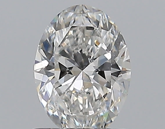 0.70CT OVAL SI1 F WH