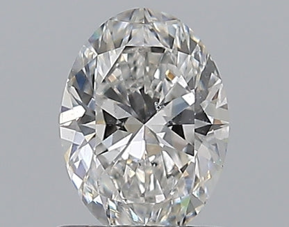 0.70CT OVAL SI1 F WH