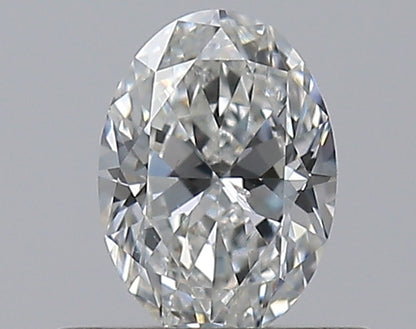 0.38CT OVAL SI1 G WH