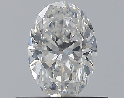 0.46CT OVAL SI1 F WH
