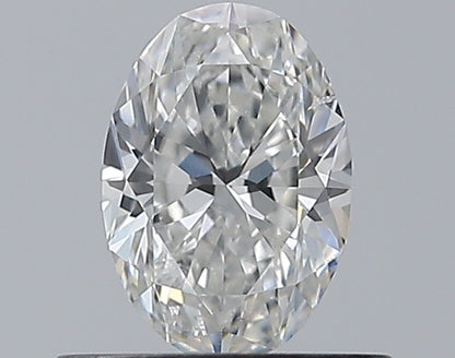 0.50CT OVAL SI2 G WH