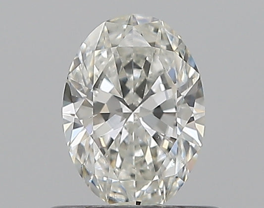 0.50CT OVAL SI1 G WH