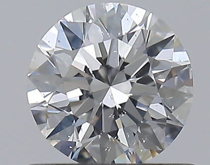 0.57CT ROUND SI2 F WH