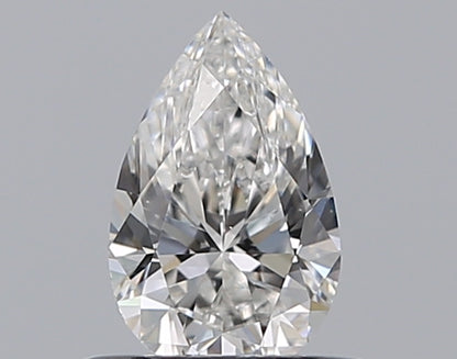 0.49CT PEAR SI1 F WH