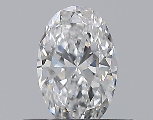 0.30CT OVAL SI1 D WH