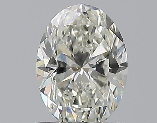 0.80CT OVAL SI1 J WH