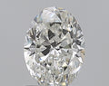 0.90CT OVAL SI1 H WH