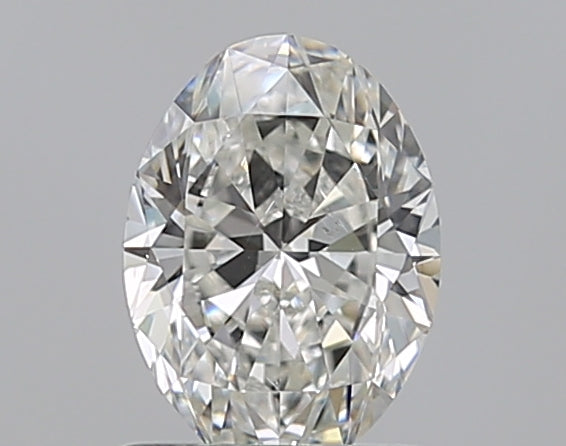 0.90CT OVAL SI1 H WH