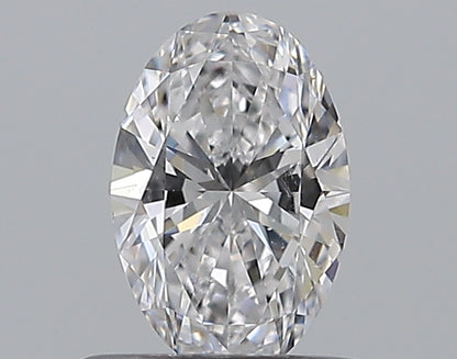 0.51CT OVAL SI1 D WH