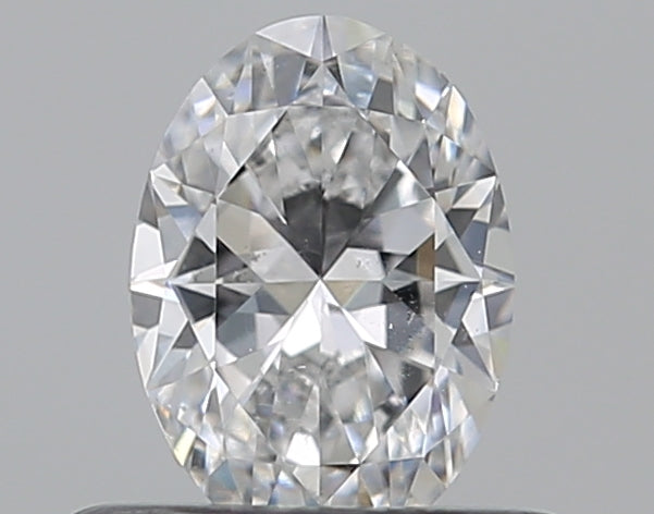 0.40CT OVAL SI1 D WH