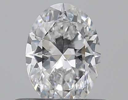 0.40CT OVAL SI1 D WH