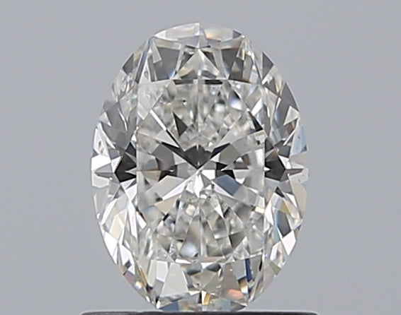 0.90CT OVAL SI1 F WH