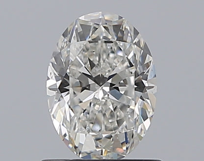 0.90CT OVAL SI1 F WH