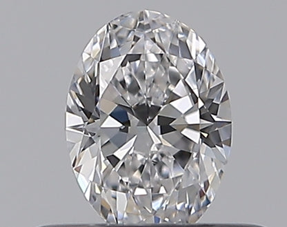 0.31CT OVAL VVS2 D WH