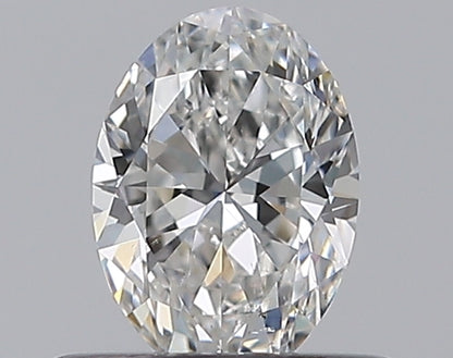 0.43CT OVAL SI1 F WH