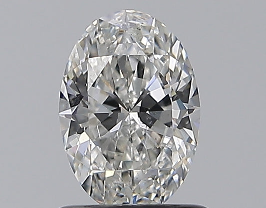 0.81CT OVAL SI1 F WH