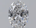 0.53CT OVAL VVS1 D WH