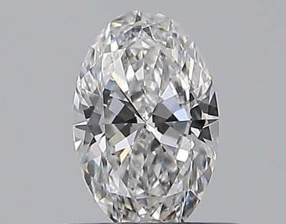 0.41CT OVAL SI1 D WH