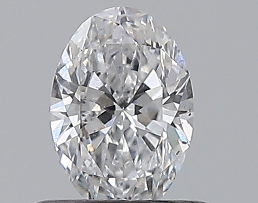 0.50CT OVAL SI1 D WH