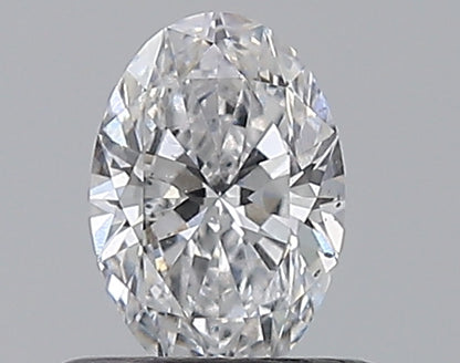 0.50CT OVAL SI1 D WH
