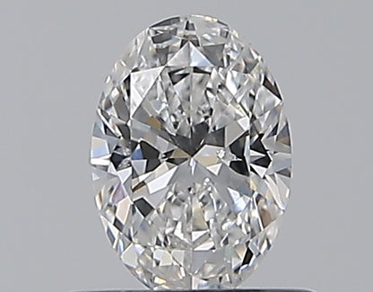 0.50CT OVAL SI2 E WH