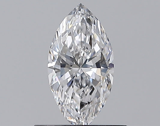 0.50CT MARQUISE VVS2 D WH