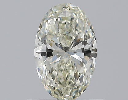 0.63CT OVAL VVS2 K WH