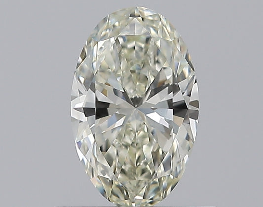 0.63CT OVAL VVS2 K WH