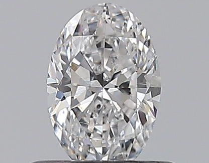 0.46CT OVAL SI1 D WH