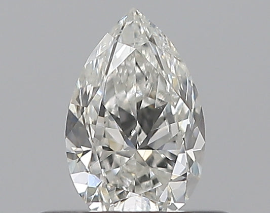 0.35CT PEAR SI1 G WH