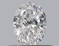 0.34CT OVAL SI2 D WH