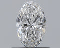 0.52CT OVAL SI1 D WH