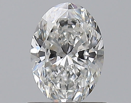 0.70CT OVAL VVS2 F WH