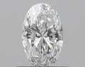 0.38CT OVAL SI1 D WH
