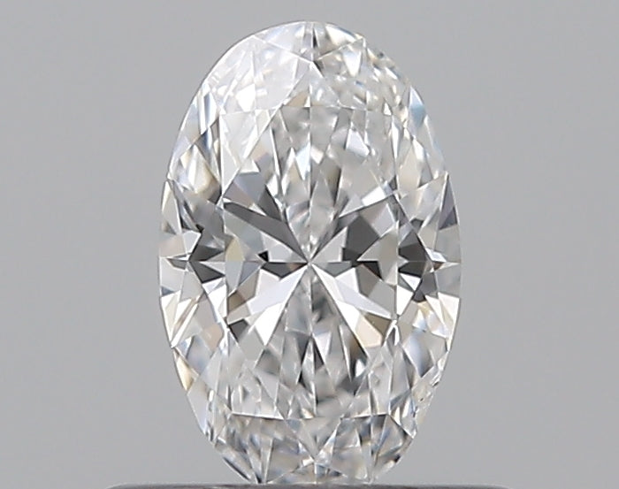 0.38CT OVAL SI1 D WH