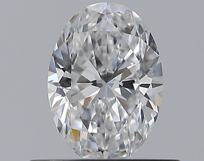 0.50CT OVAL SI1 D WH
