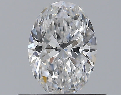 0.50CT OVAL SI1 D WH